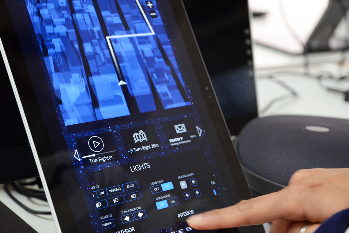 UI UX design tablet Creative Wave